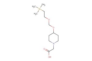 2-(4-((2-(trimethylsilyl)ethoxy)methoxy)piperidin-1-yl)acetic acid