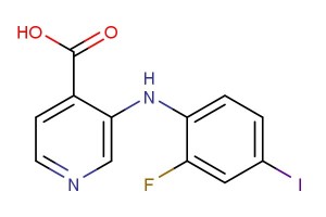 3-(2-fluoro-4-iodophenylamino)isonicotinic acid