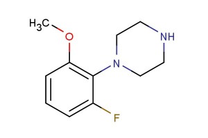 1-(2-fluoro-6-methoxyphenyl)piperazine