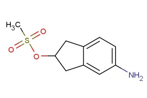 5-amino-2,3-dihydro-1H-inden-2-yl methanesulfonate