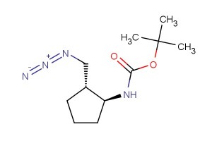 tert-butyl ((1S,2R)-2-(azidomethyl)cyclopentyl)carbamate