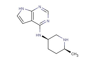 N-((3R,6S)-6-methylpiperidin-3-yl)-7H-pyrrolo[2,3-d]pyrimidin-4-amine
