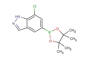 7-chloro-5-(4,4,5,5-tetramethyl-1,3,2-dioxaborolan-2-yl)-1H-indazole