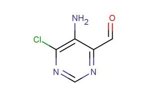 5-amino-6-chloropyrimidine-4-carbaldehyde
