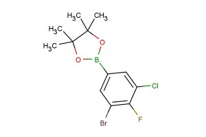 2-(3-bromo-5-chloro-4-fluorophenyl)-4,4,5,5-tetramethyl-1,3,2-dioxaborolane