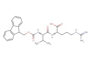 (S)-2-((S)-2-((((9H-fluoren-9-yl)methoxy)carbonyl)amino)-3-methylbutanamido)-5-guanidinopentanoic acid