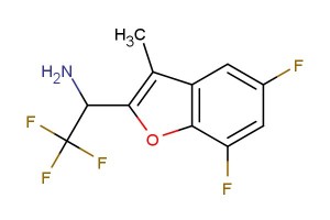 1-(5,7-difluoro-3-methylbenzofuran-2-yl)-2,2,2-trifluoroethan-1-amine