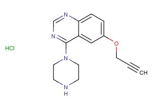 4-(piperazin-1-yl)-6-(prop-2-yn-1-yloxy)quinazoline hydrochloride