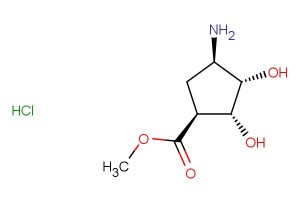 methyl (1S,2R,3S,4R)-4-amino-2,3-dihydroxycyclopentane-1-carboxylate hydrochloride