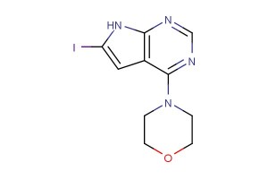 4-(6-iodo-7H-pyrrolo[2,3-d]pyrimidin-4-yl)morpholine