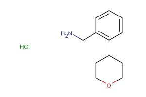 (2-(tetrahydro-2H-pyran-4-yl)phenyl)methanamine hydrochloride