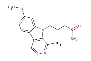 4-(7-methoxy-1-methyl-9H-pyrido[3,4-b]indol-9-yl)butanamide